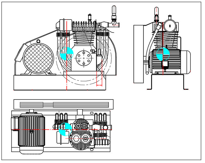 Drawing for CZF-20.4,3-C Marine Medium Pressure Air Cooling Air Compressor.jpg